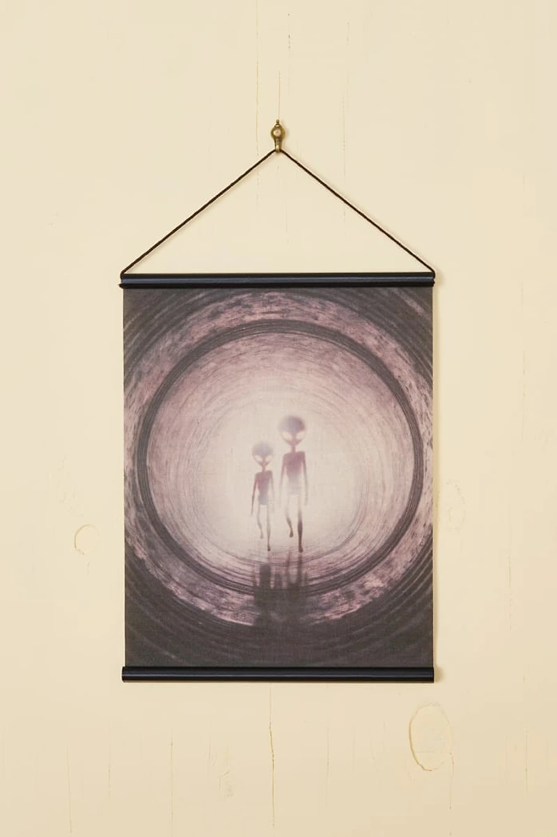 Alien Arrival Wall Art Banner