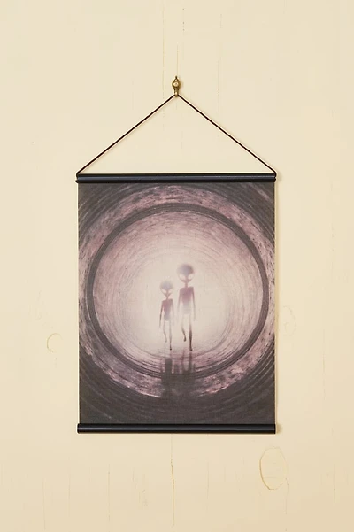 Alien Arrival Wall Art Banner