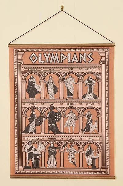 Olympians Chart Wall Art Banner