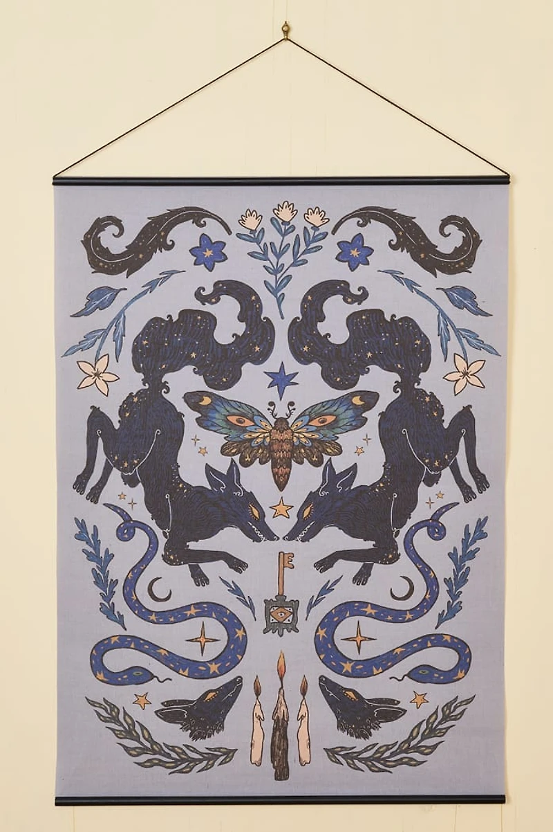 Mystic Wolf Wall Art Banner