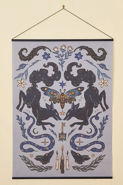 Mystic Wolf Wall Art Banner