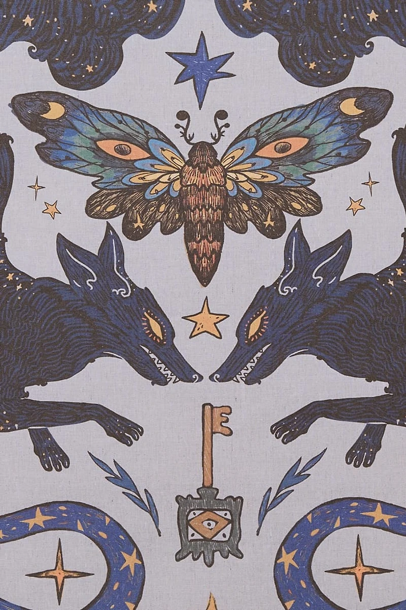 Mystic Wolf Wall Art Banner