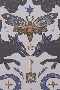 Mystic Wolf Wall Art Banner