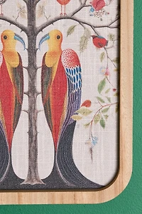 Paradise Birds Wood Frame Wall Art