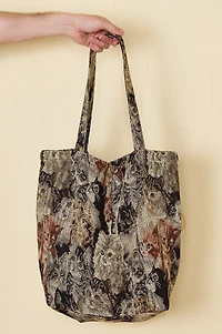 Cat Jacquard Tote Bag
