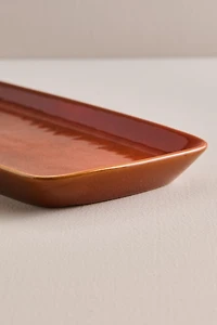 Orange Mushroom Ceramic Rolling Tray