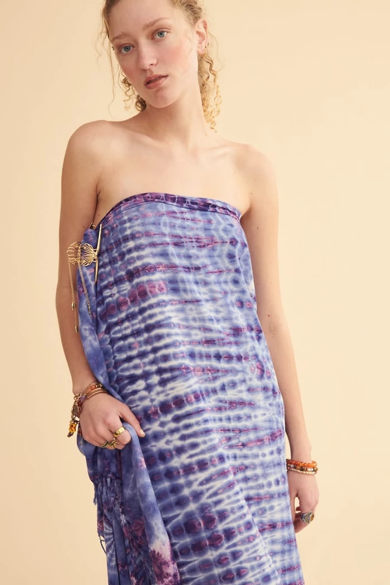 Mystic Indigo Artisan Tie Dye Wrap Sarong