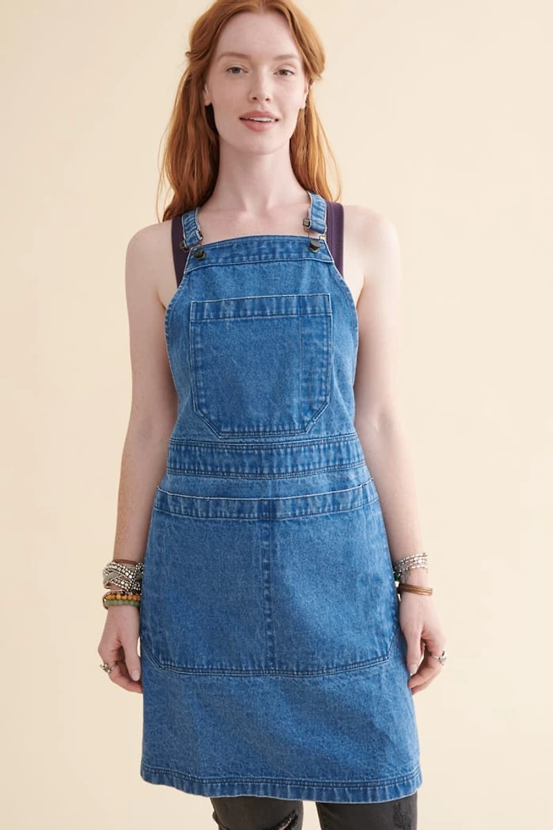 Blue Stone Wash Kitchen Apron