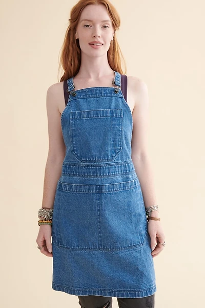 Blue Stone Wash Kitchen Apron