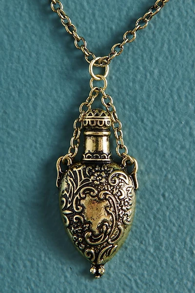 Gold Potion Jar Necklace