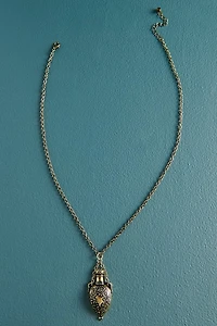 Gold Potion Jar Necklace