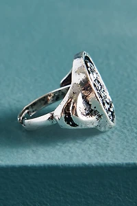 Silver Mushroom Seal Ring