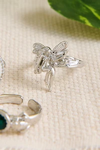 Silver Magic Fairy Garden Ring Set