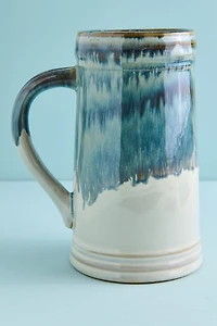 Blue Split Ceramic Stein Mug