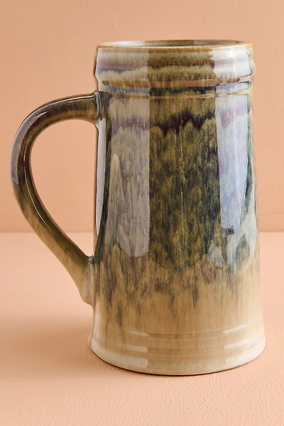 Earth Tone Ceramic Stein Mug