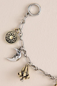 Lily Flower Charm Bracelet