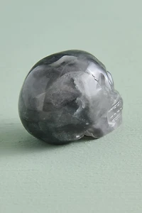 Smoky Quartz Skull Figurine