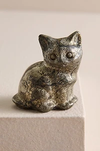 Pyrite Sitting Cat Figurine