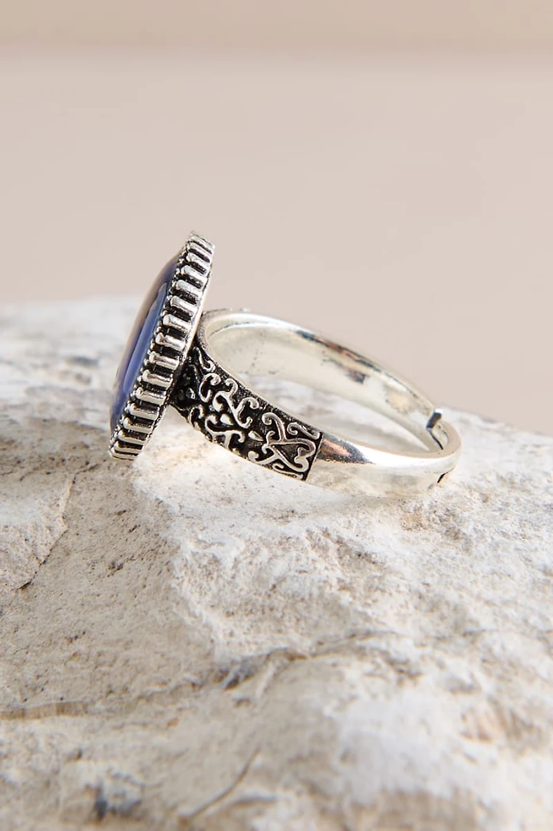 Lapis Lazuli Celestial Moon Ring