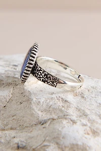 Lapis Lazuli Celestial Moon Ring