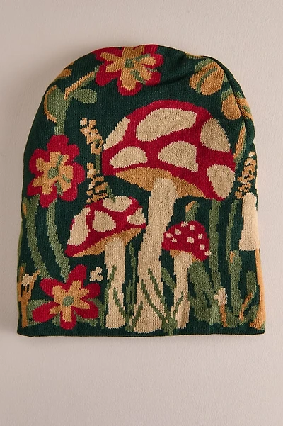 Mushroom Reversible Beanie Hat