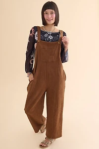 Brown Corduroy Overalls