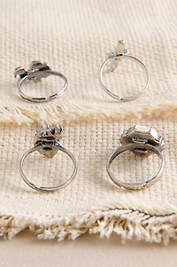 Heart Dagger Ring Set