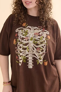EBX Mushroom Skeleton Rib T-Shirt