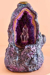 Crystal Tower Backflow Incense Burner with LED