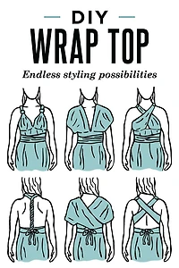 Black Wrap Top Maxi Dress