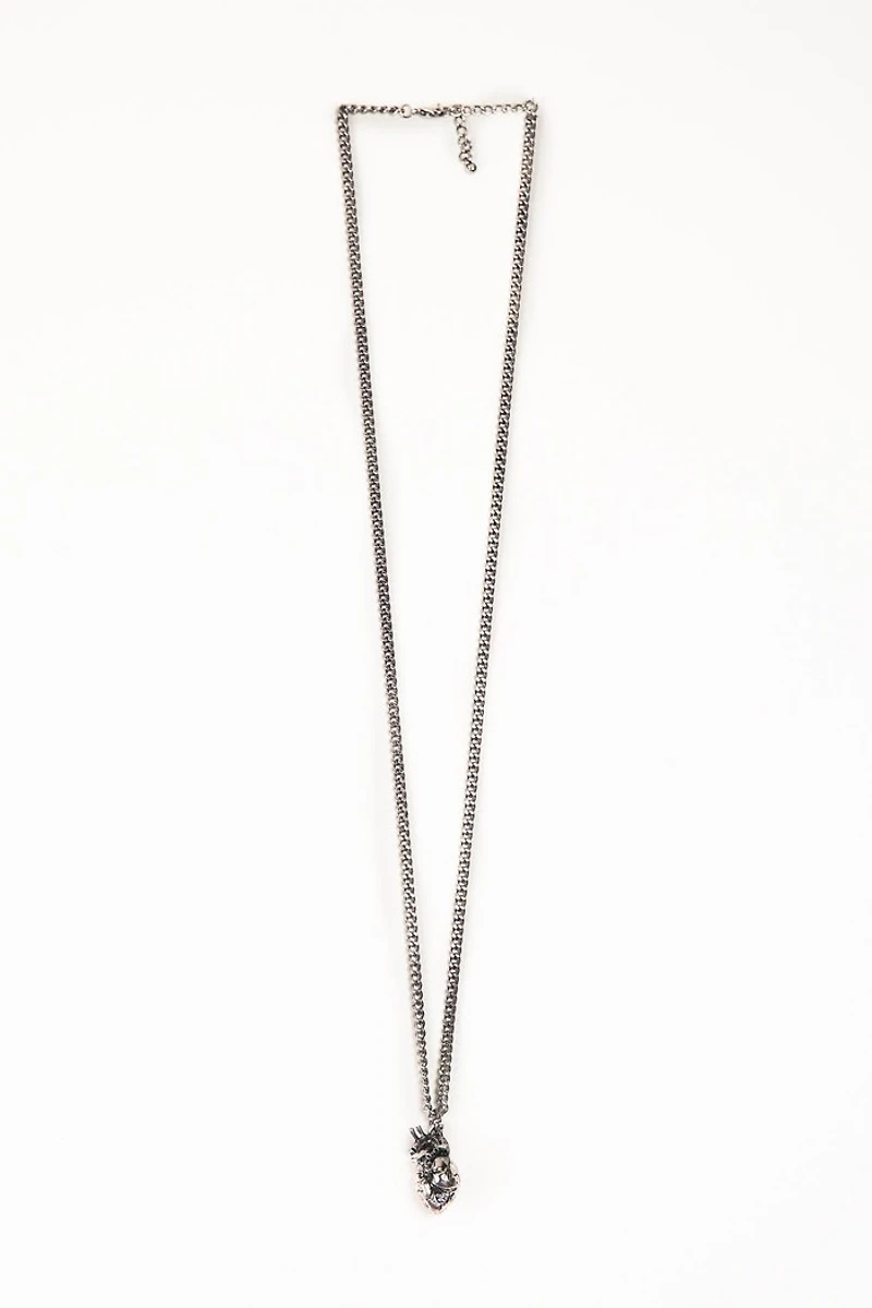 Buy Silver Anatomical Heart Necklace Online at Earthbound Trading