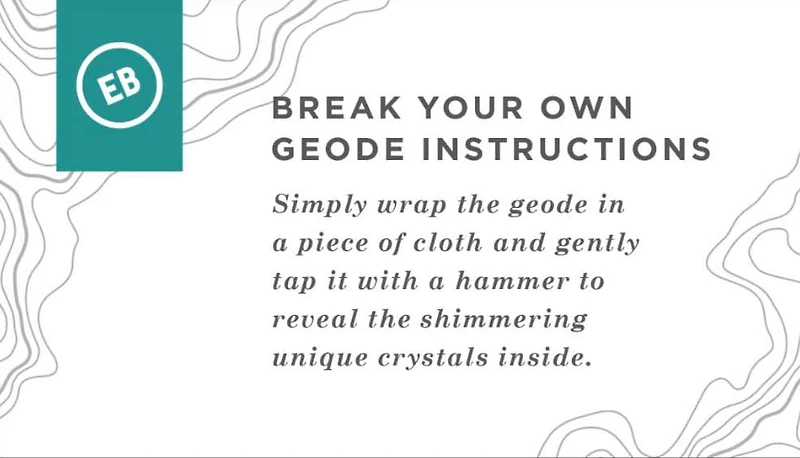 Buy Break Your Own Geode  Online at Earthbound Trading