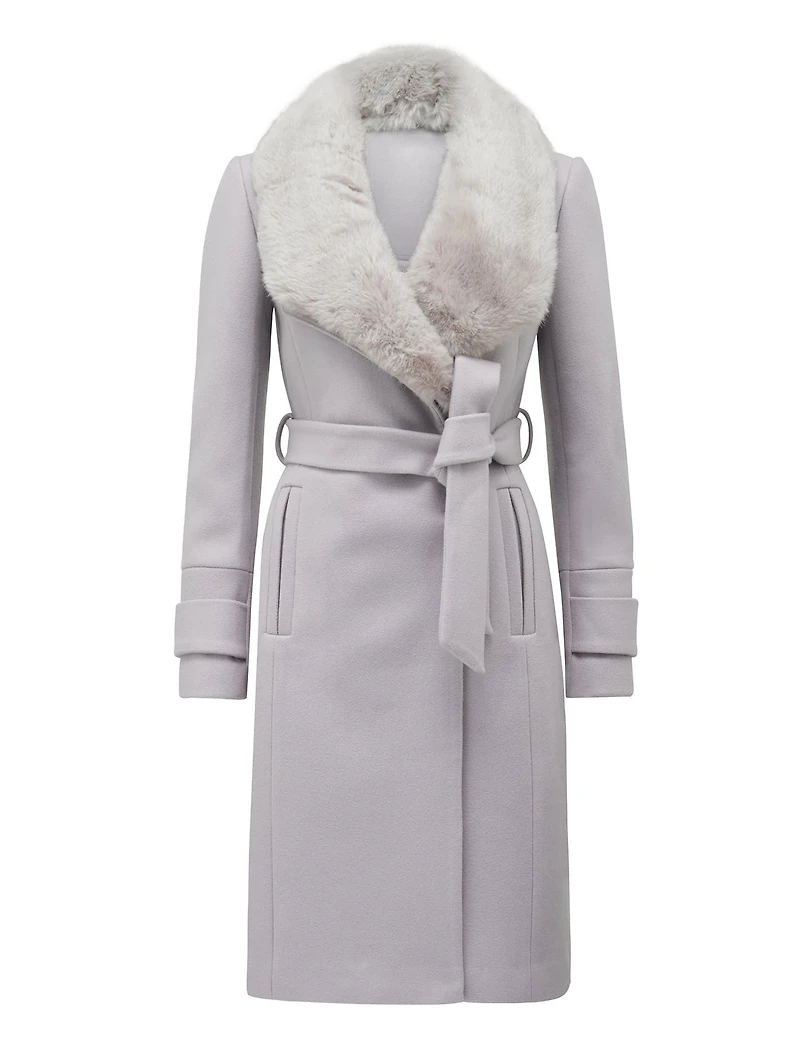 Jamie Fur Collar Coat