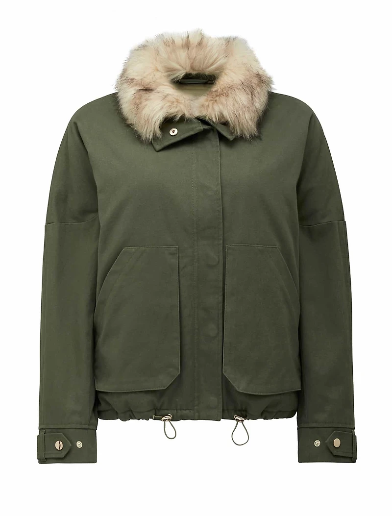 Elle short parka
