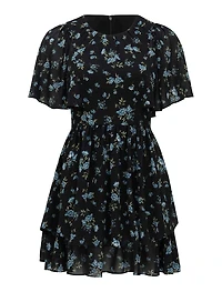 Kimmy Flutter Sleeve Mini Dress