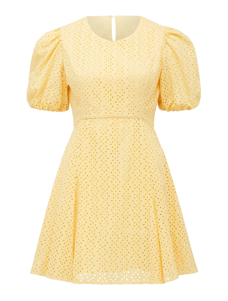 Jenny Broderie Mini Dress