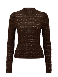 Clara Pointelle Knit Jumper