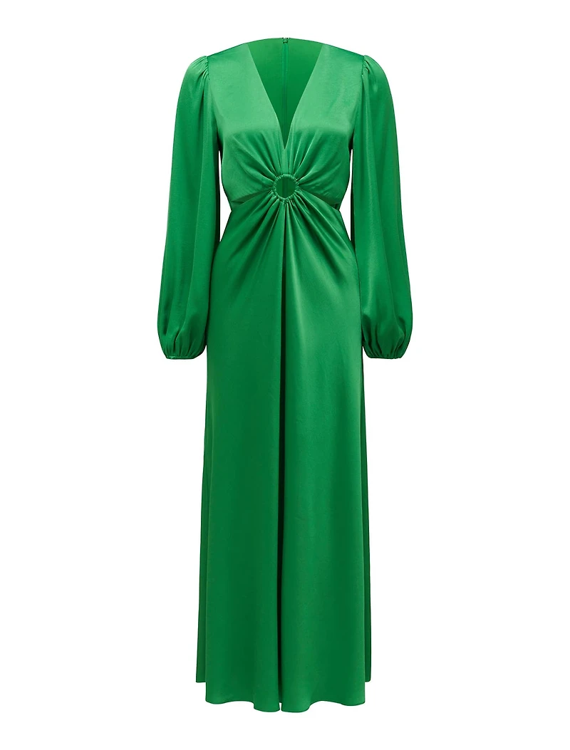 Giselle Cut Out Satin Midi Dress