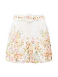 Kiara Belted Linen Short