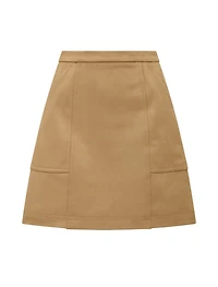 Leah Vegan Suede Mini Skirt
