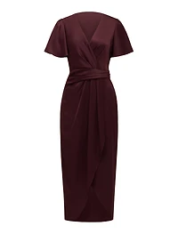 Estelle Petite Flutter Sleeve Dress