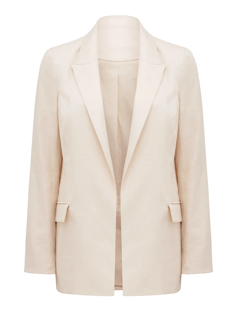 Lacey Linen Blazer