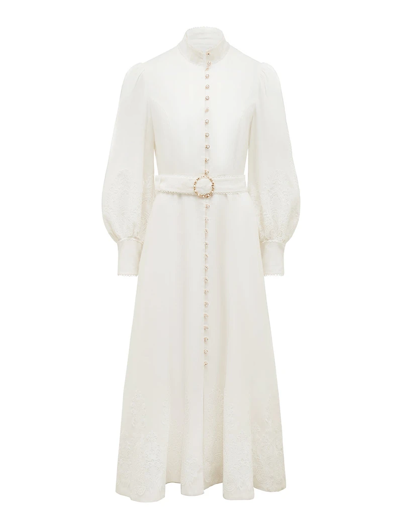 Allegra Lace Detail Midi