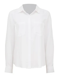 Abigail Long Sleeve Denim Blouse