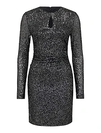 Robin Sequin Long Sleeve Mini