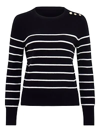 Kim Bretton Striped Knit Jumper
