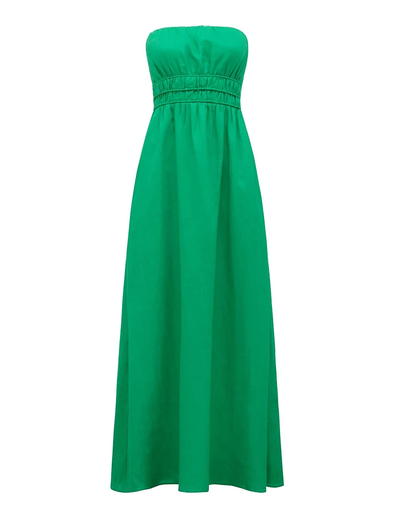 Romie Strapless Piping Midi