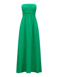 Romie Strapless Piping Midi