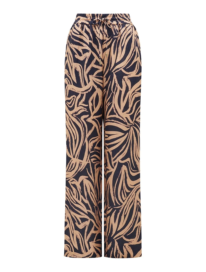 Livy Linen Straight Leg Pant