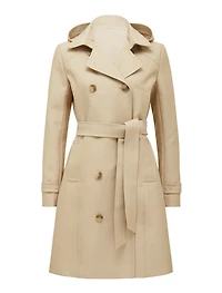 Alicia Short Hooded Trench